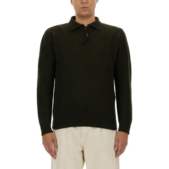 Aspesi Textured Ribbed Wool Jersey - NWT